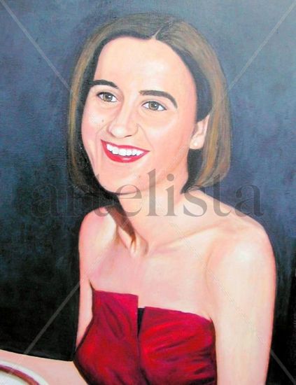 Ana Oil Canvas Portrait