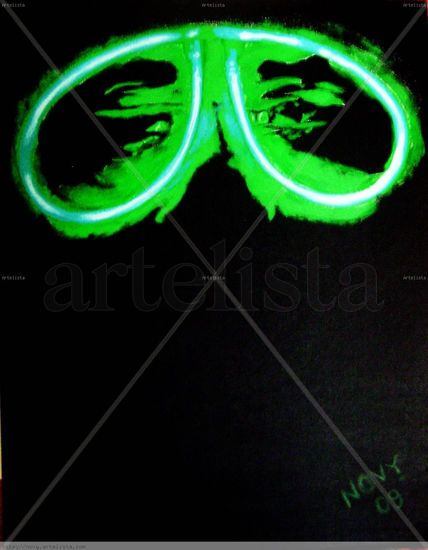 LENTES (A). Acrylic Canvas Portrait