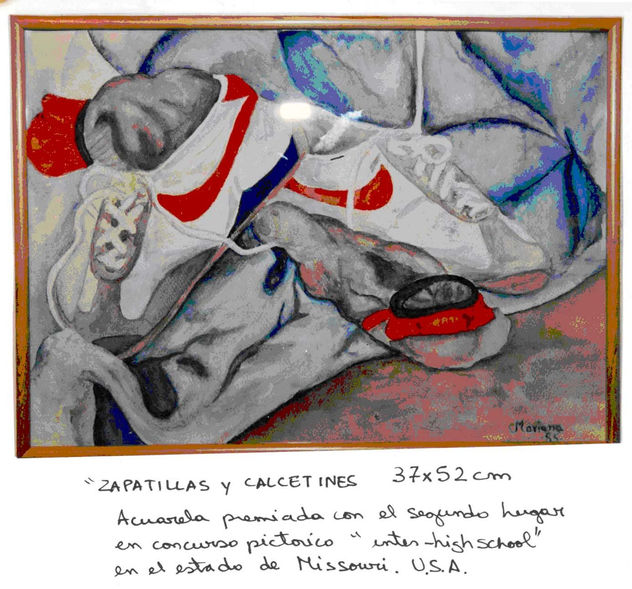 Zapatillas y calcetines