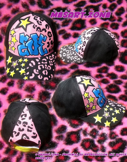 Gorra Pink Leopard Eve Acrílico Tela Otros