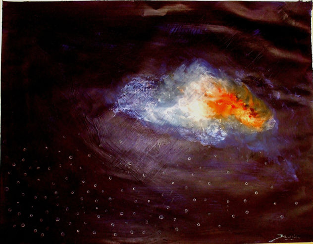 TORMENTA TRAS  EL CRISTAL