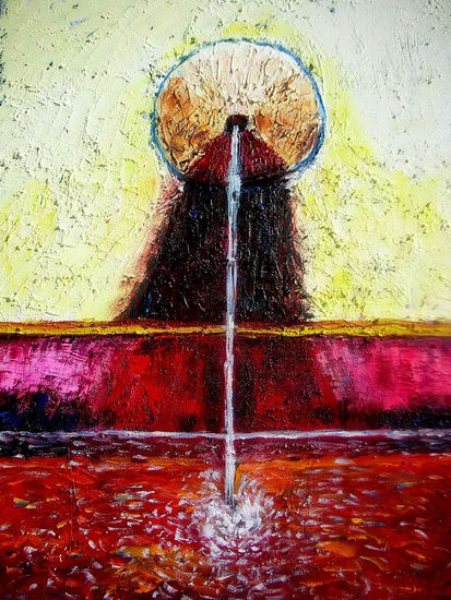 La fuente Oil Canvas Landscaping