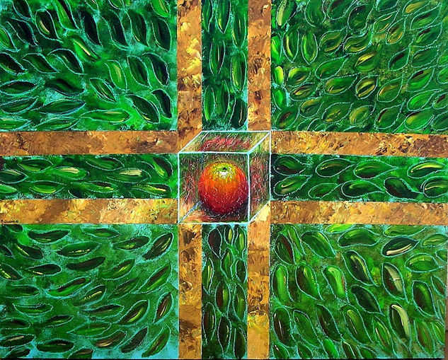 La Manzana Oil Canvas Landscaping