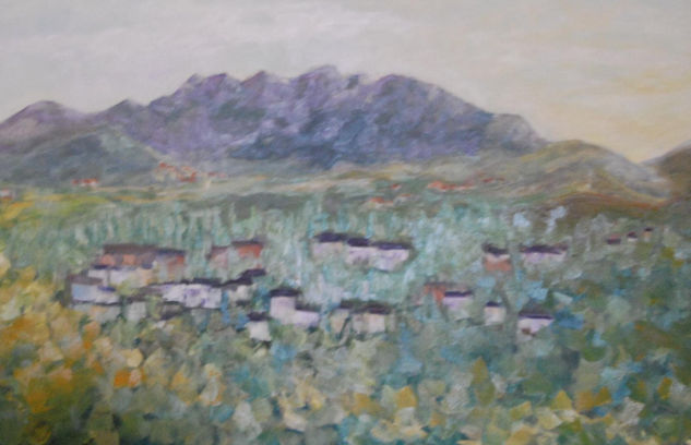 siete picos Mixed media Panel Landscaping