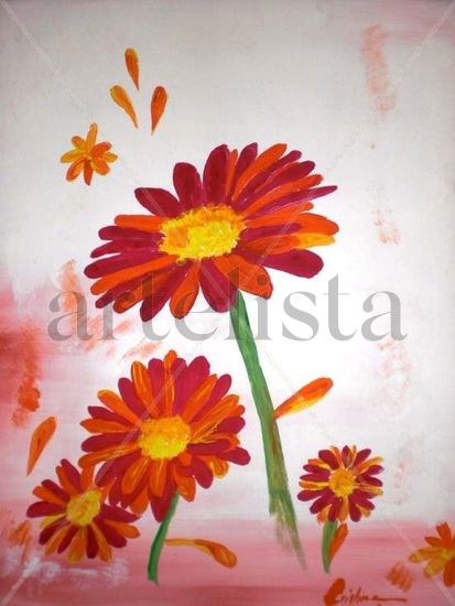 Gerbera Acrylic Card Others