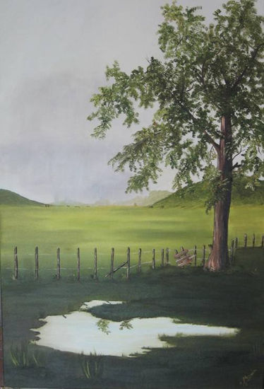 Reflejo de Paz Óleo Lienzo Paisaje