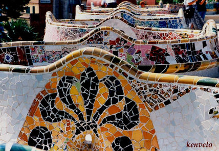 bancos Parc Guell