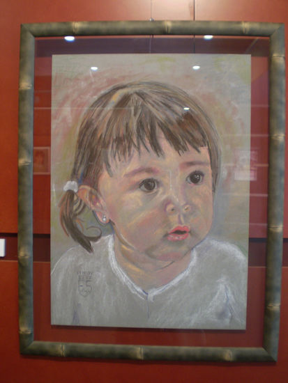 Mireia Pastel Paper Portrait