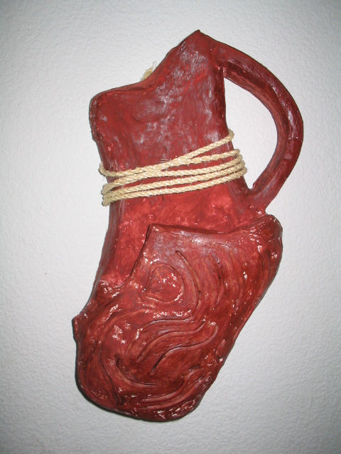 jarrón de pared