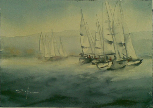 REGATAS Watercolour Paper Marine Painting