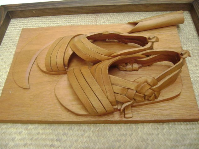 huaraches y machete