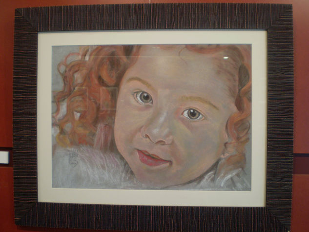 Laia Pastel Paper Portrait