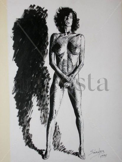 Desnudo N°1 Tinta