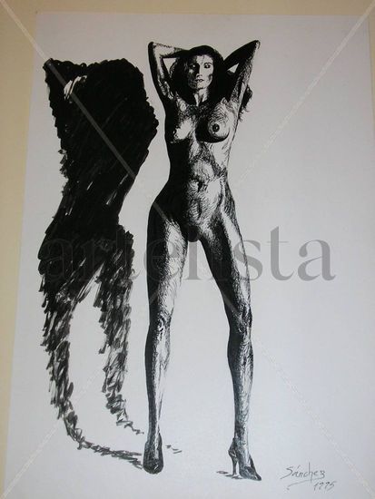 Desnudo N°2 Tinta