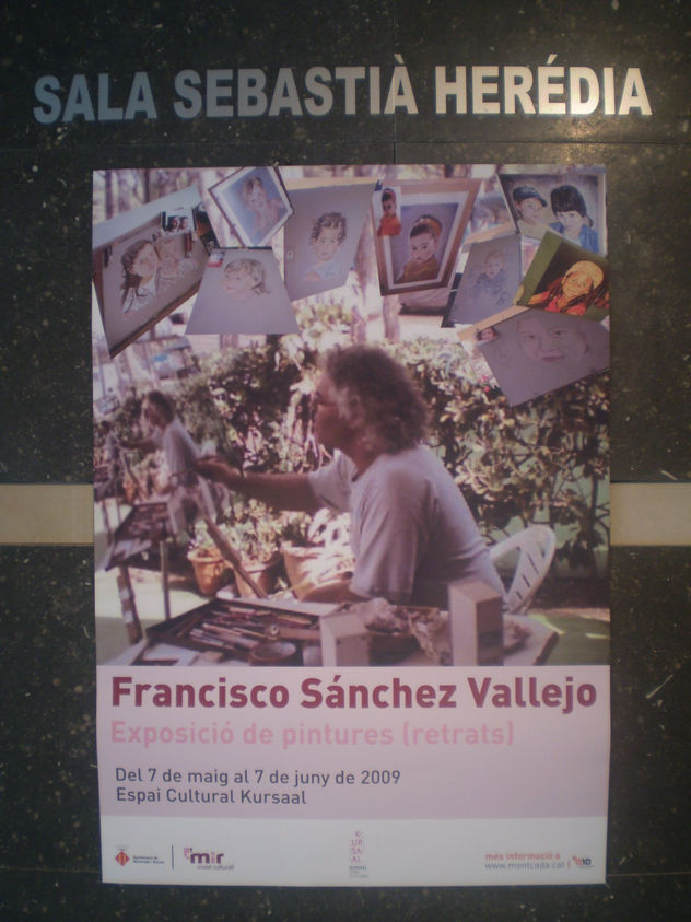 cartel de la exposicion de francisco Sanchez Vallejo
