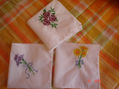 Servilletas o pañuelitos bordados