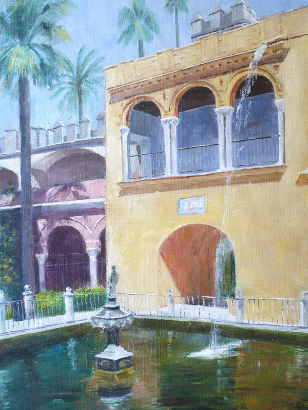 ALCAZAR DE SEVILLA ESTANQUE DE NEPTUNO