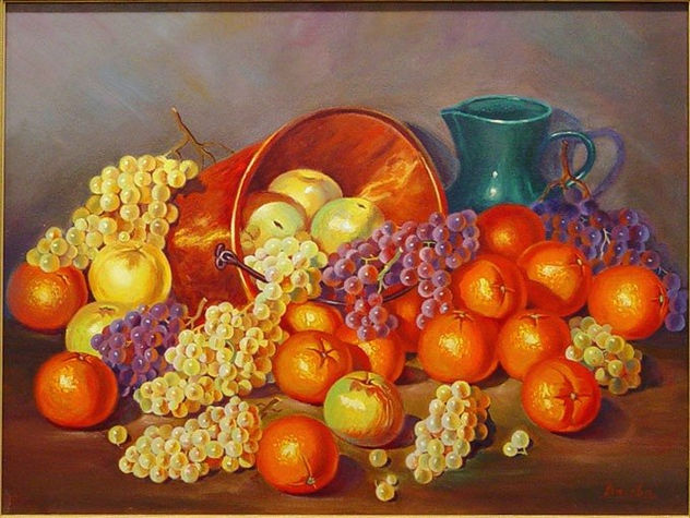 Bodegón con  frutas