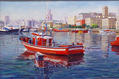 Barco en la Ria De La Coruña