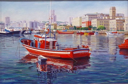 Barco en la Ria De...