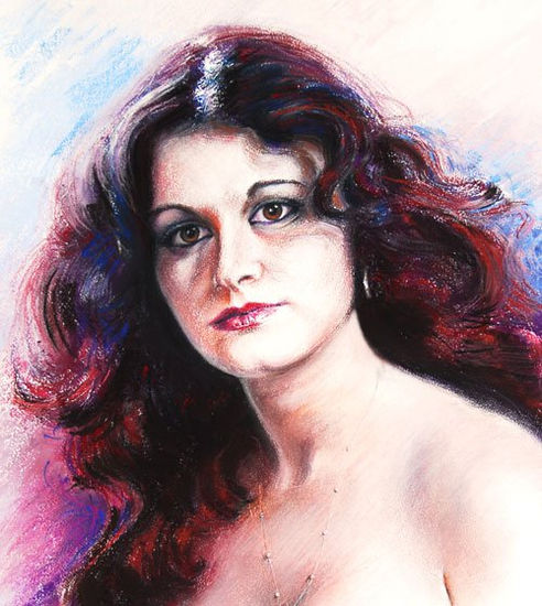 Yoselyne Malreaux Pastel Papel Retrato