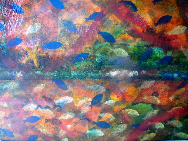 Peces I Acrylic Canvas Marine Painting