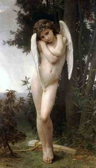 Coupidon copia de Bouguereau Óleo Lienzo Figura