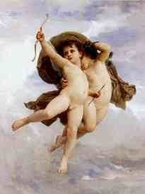 L'amour varinqueur copia de Bouguereau Óleo Lienzo Figura