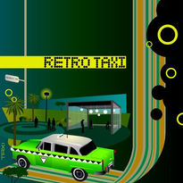 Retro taxi