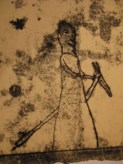 figura jugando Monoprint