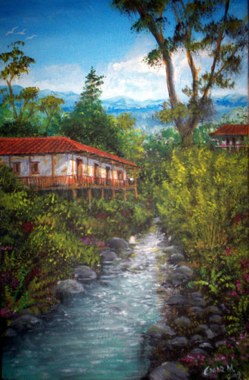 serie rios Oil Canvas Landscaping