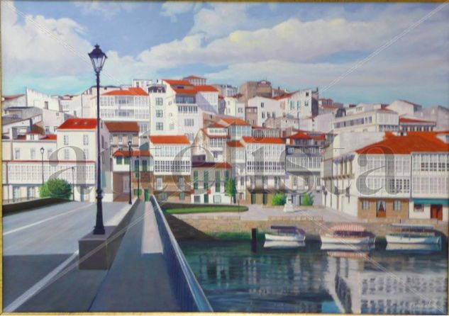 Betanzos, A Coruña Óleo Lienzo Paisaje