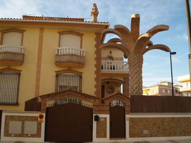 palmera de ladrillo