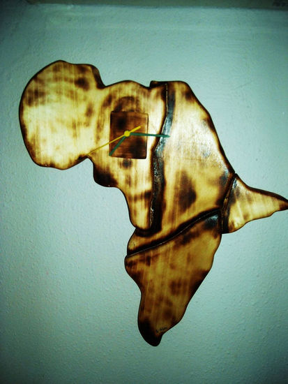 AFRICA Y EL RELOJ Oil Others Figure Painting