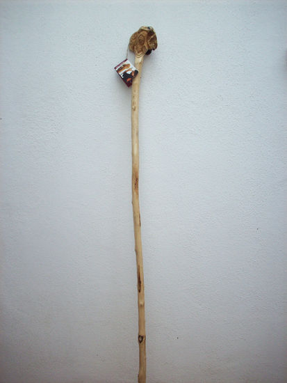 Bastón acebuche2. Wood Figurative