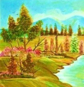 Atardecer Oil Canvas Landscaping