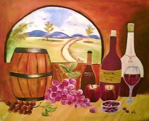 Bodegon con ventana Oil Canvas Still Life Paintings