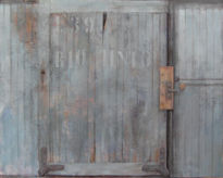 Vagón teñido de rojo