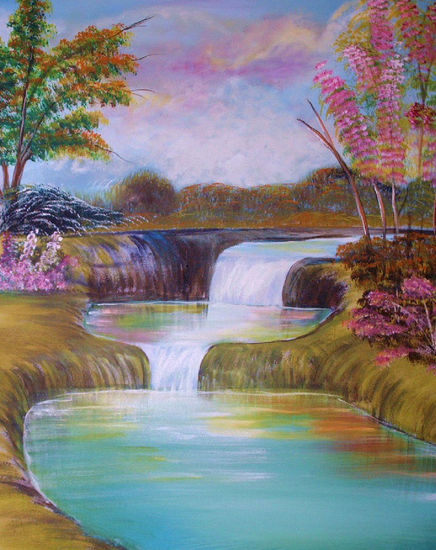 Riachuelo Oil Canvas Landscaping