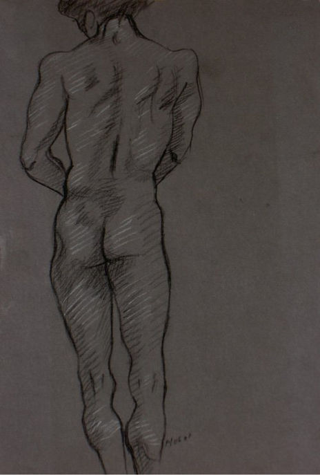 Figura sobre gris