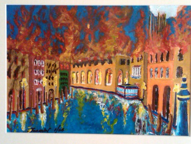 Venecia Roja Oil Canvas Landscaping