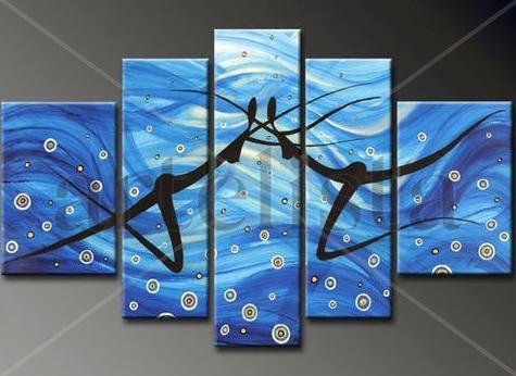 Figura Humana Agua Oil Canvas Figure Painting