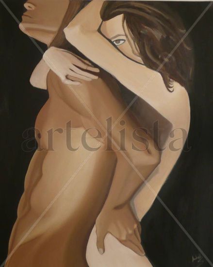 Ying y Yang Oil Canvas Nude Paintings