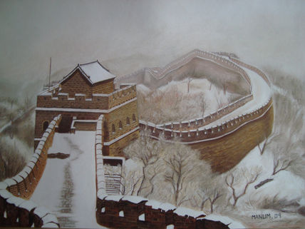 Muralla china nevada