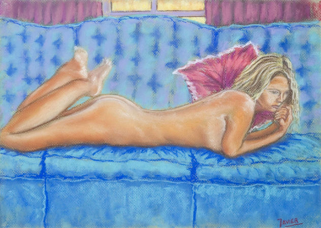 DESNUDO EN SOFA
