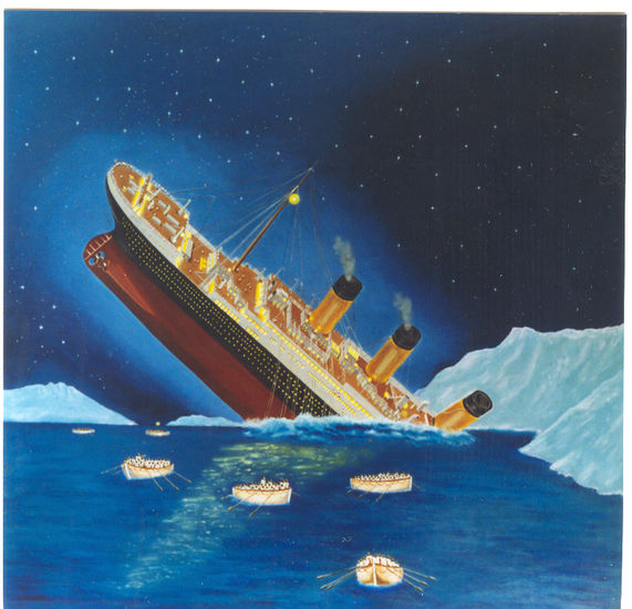 Titanic Oil Canvas