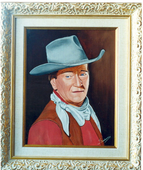 John Wayne Oil Canvas