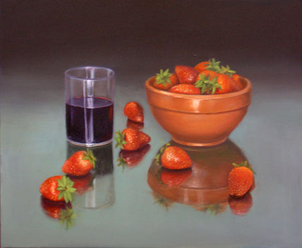 Vino con Fresas o...