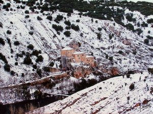 Restauración de San Saturio Oil Canvas Landscaping