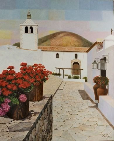 Geraneos detras de...